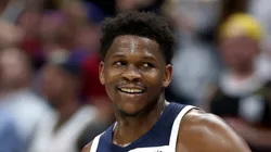 Anthony Edwards #5 of the Minnesota Timberwolves.