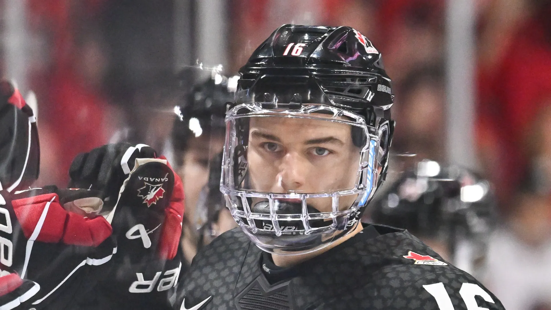 Connor Bedard during the 2022 IIHF World Juniors