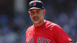 Alex Cora reacts after parting ways with the Red Sox.