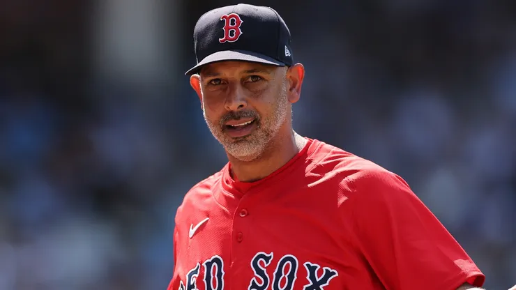 Alex Cora reacts after parting ways with the Red Sox.