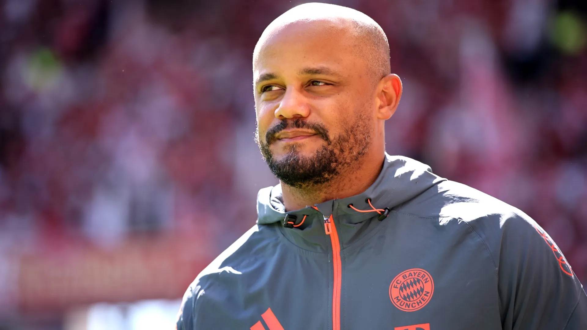 Vincent Kompany of Bayern Munich looks on prior to the Bundesliga match (Source: Alex Grimm/Getty Images)