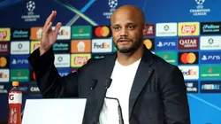 Vincent Kompany speaks to the media during a FC Bayern Munich Press Conference on April 27, 2026.