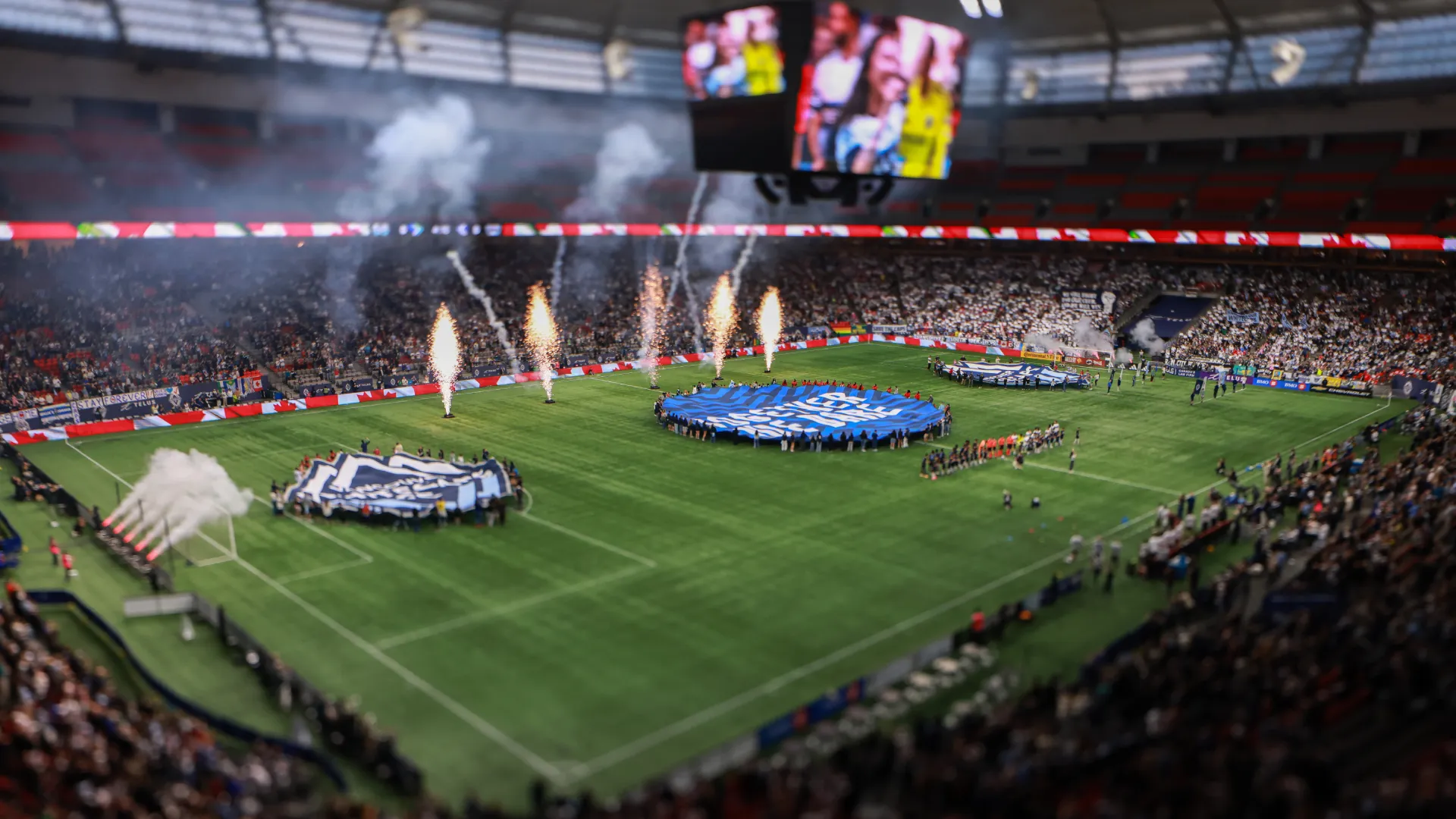 A view of the BC Place during a Whitecaps game. (Getty Images)