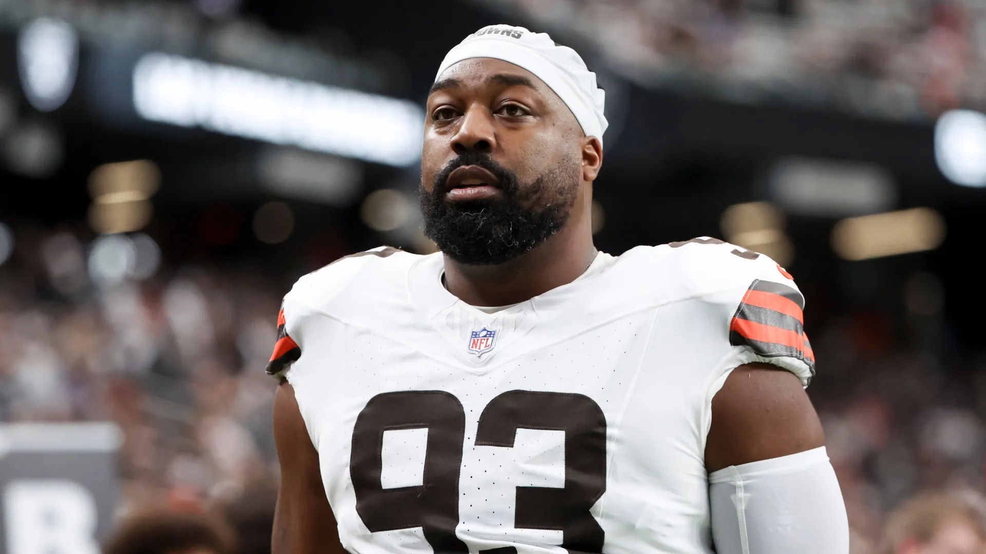 Shelby Harris playing for the Cleveland Browns in 2025