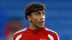 Julian Hall before a Red Bull New York game.