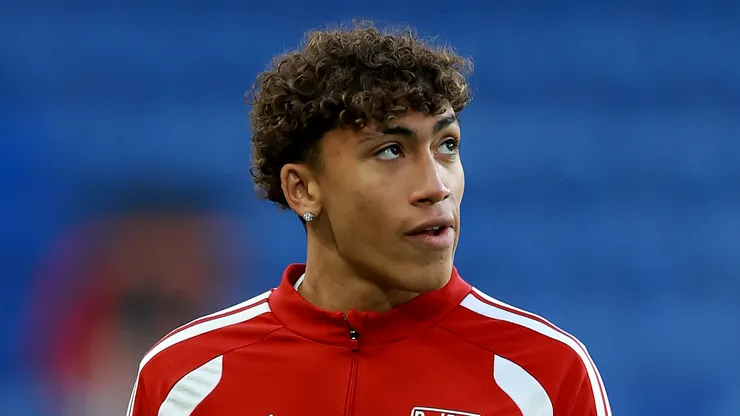 Julian Hall before a Red Bull New York game.