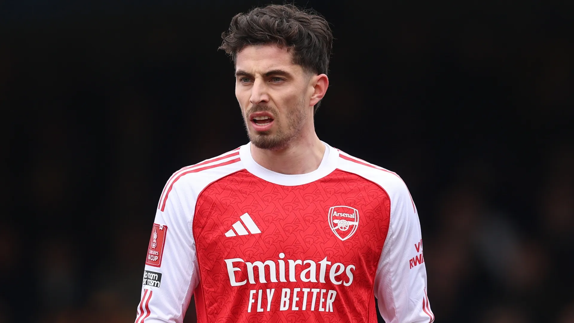 Kai Havertz of Arsenal during the Emirates FA Cup Fifth Round match (Source: Julian Finney/Getty Images)
