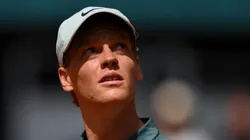 Jannik Sinner of Italy looks on.