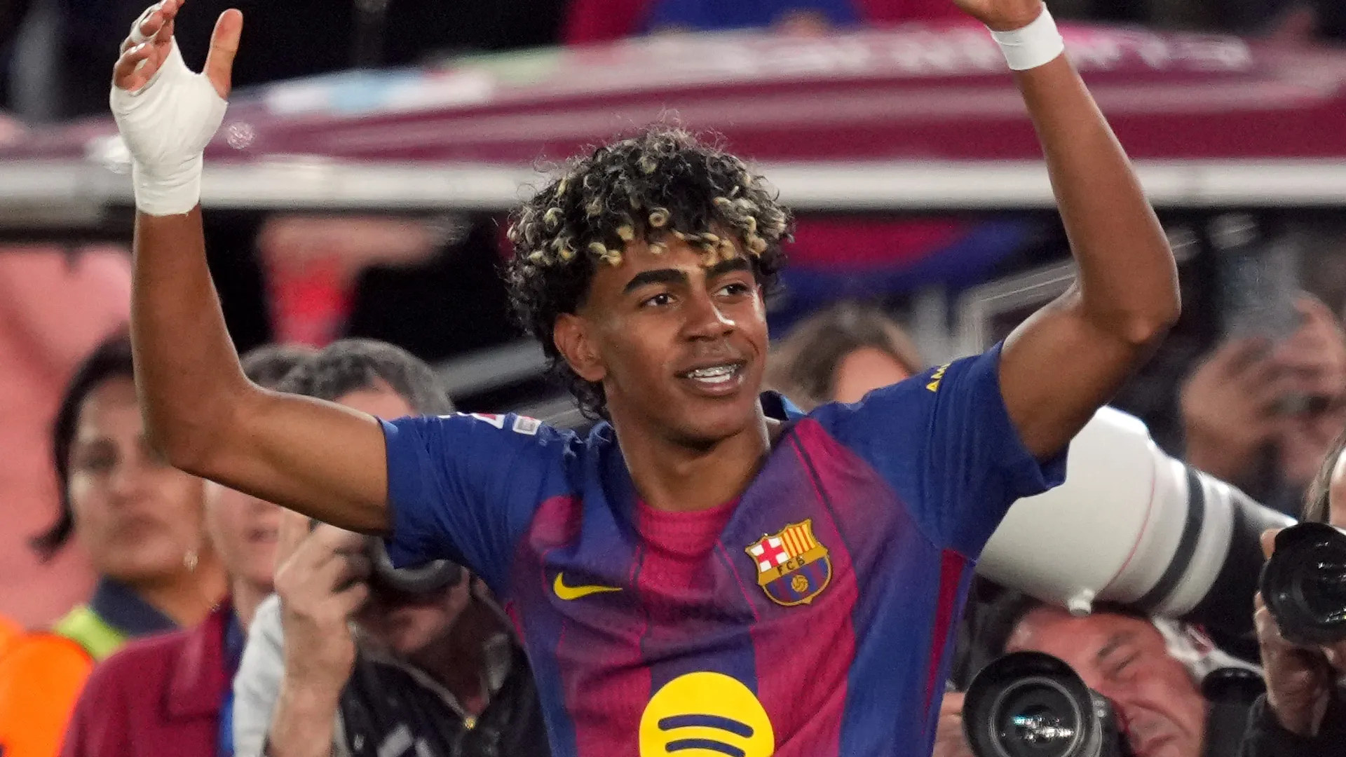 Lamine Yamal of Barcelona.