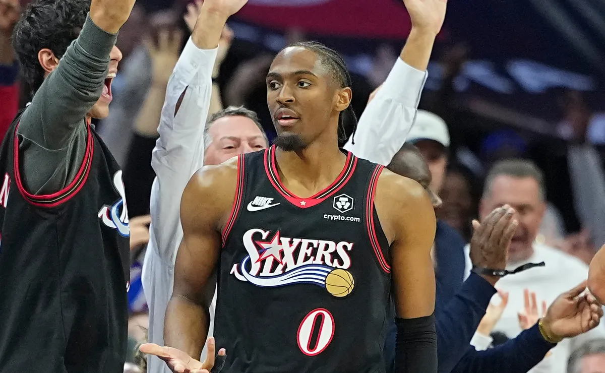 76ers’ Tyrese Maxey makes it clear to fans they are targeting a win heading into Game 6 at Philadelphia