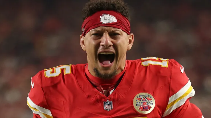 Patrick Mahomes #15 of the Kansas City Chiefs.