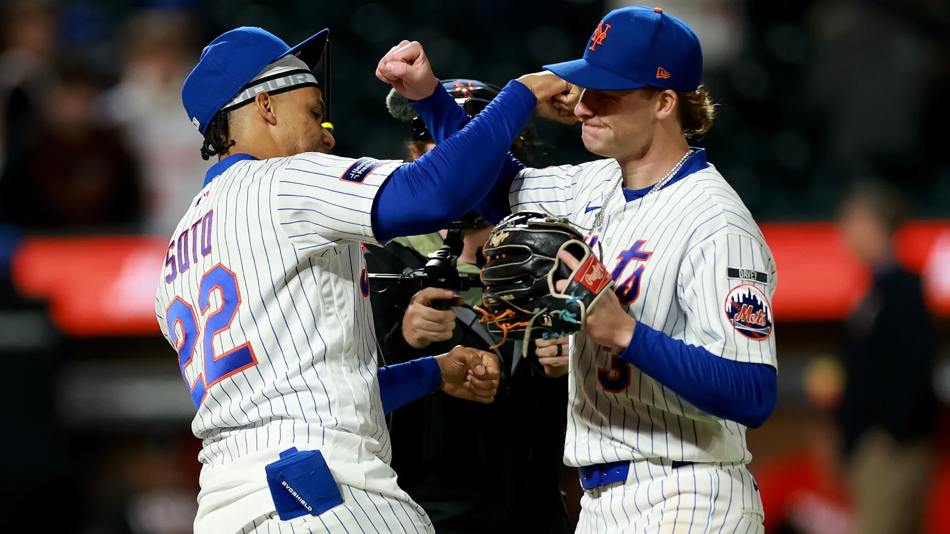 Carson Benge with Juan Soto
