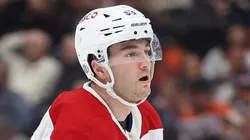 Noah Dobson of the Montréal Canadiens at Honda Center