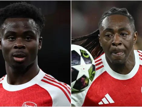 Why are Bukayo Saka, Eberechi Eze not starting today for Arsenal?