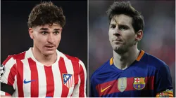 Julian Alvarez and Lionel Messi.
