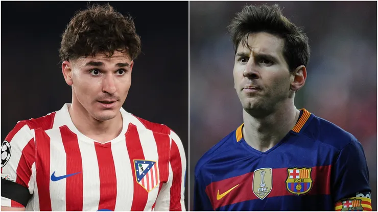 Julian Alvarez and Lionel Messi.
