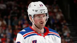 Alexis Lafrenière of the New York Rangers at Prudential Center