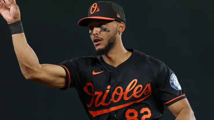 Jeremiah Jackson #82 of the Baltimore Orioles