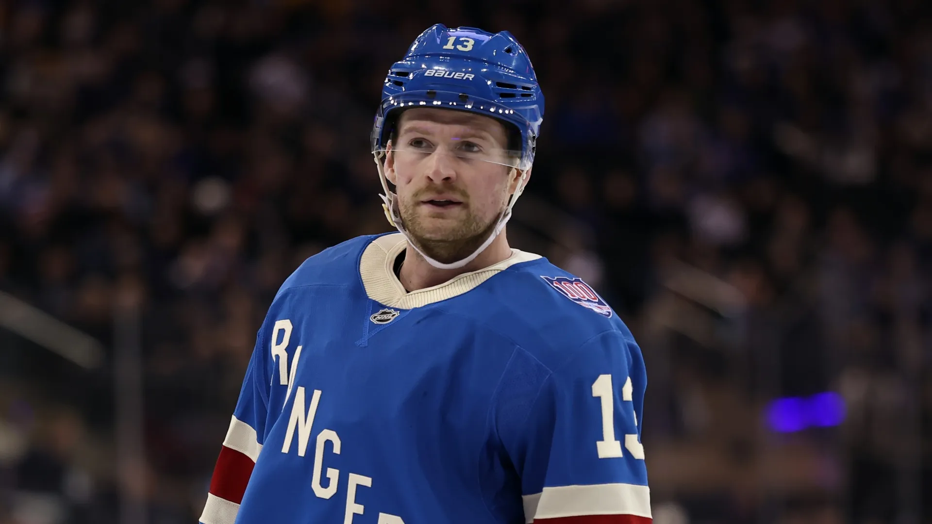 Alexis Lafreniere during the 2025-26 campaign