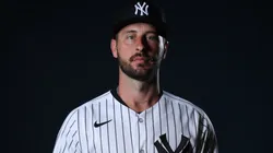 Paul DeJong #18 of the Yankees poses for a photo.