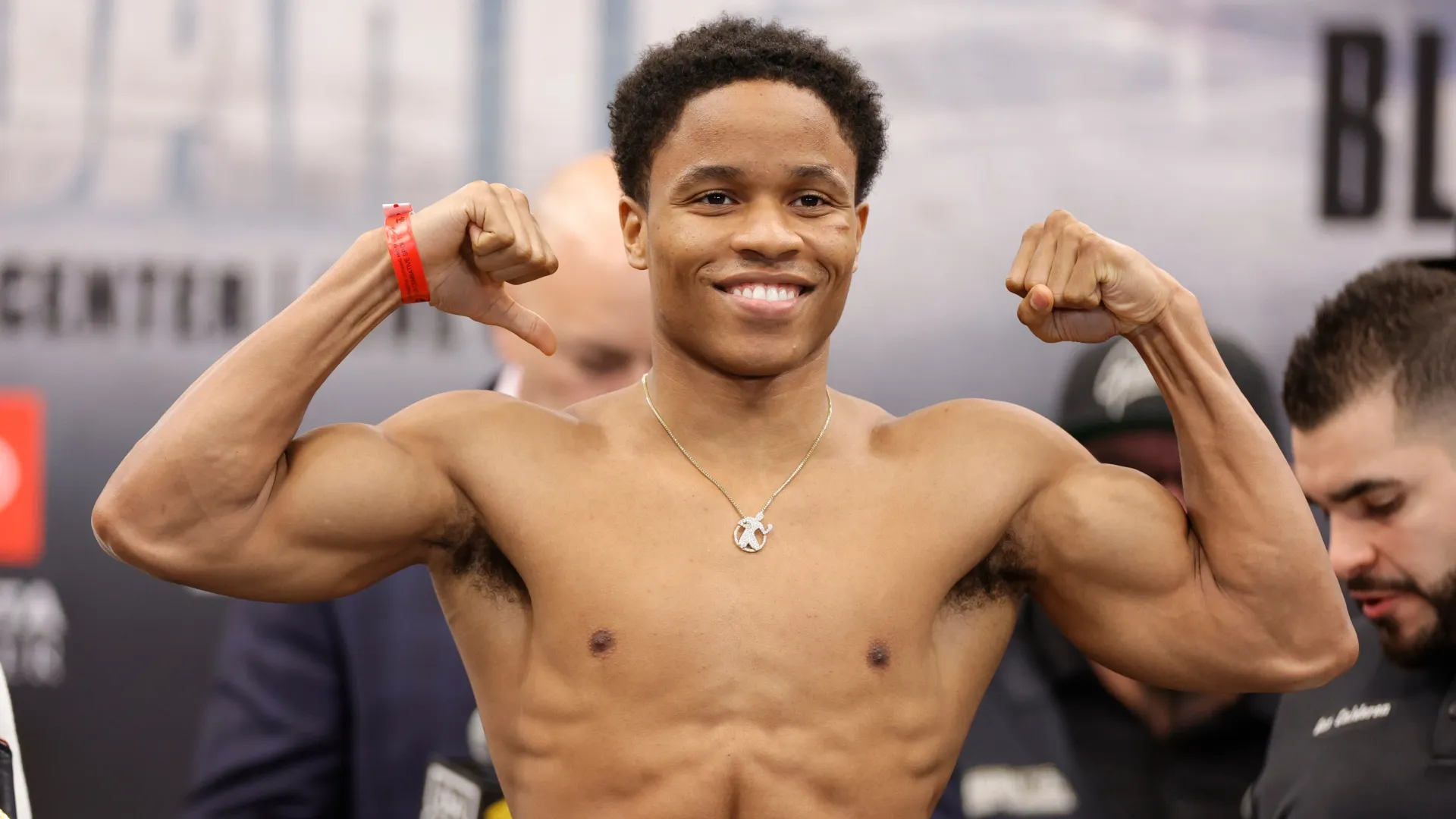 Floyd Schofield weighs in on December 01, 2023 in Houston, Texas. Carmen Mandato/Getty Images