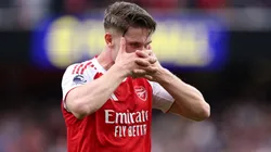 Viktor Gyokeres celebrates a goal for Arsenal.