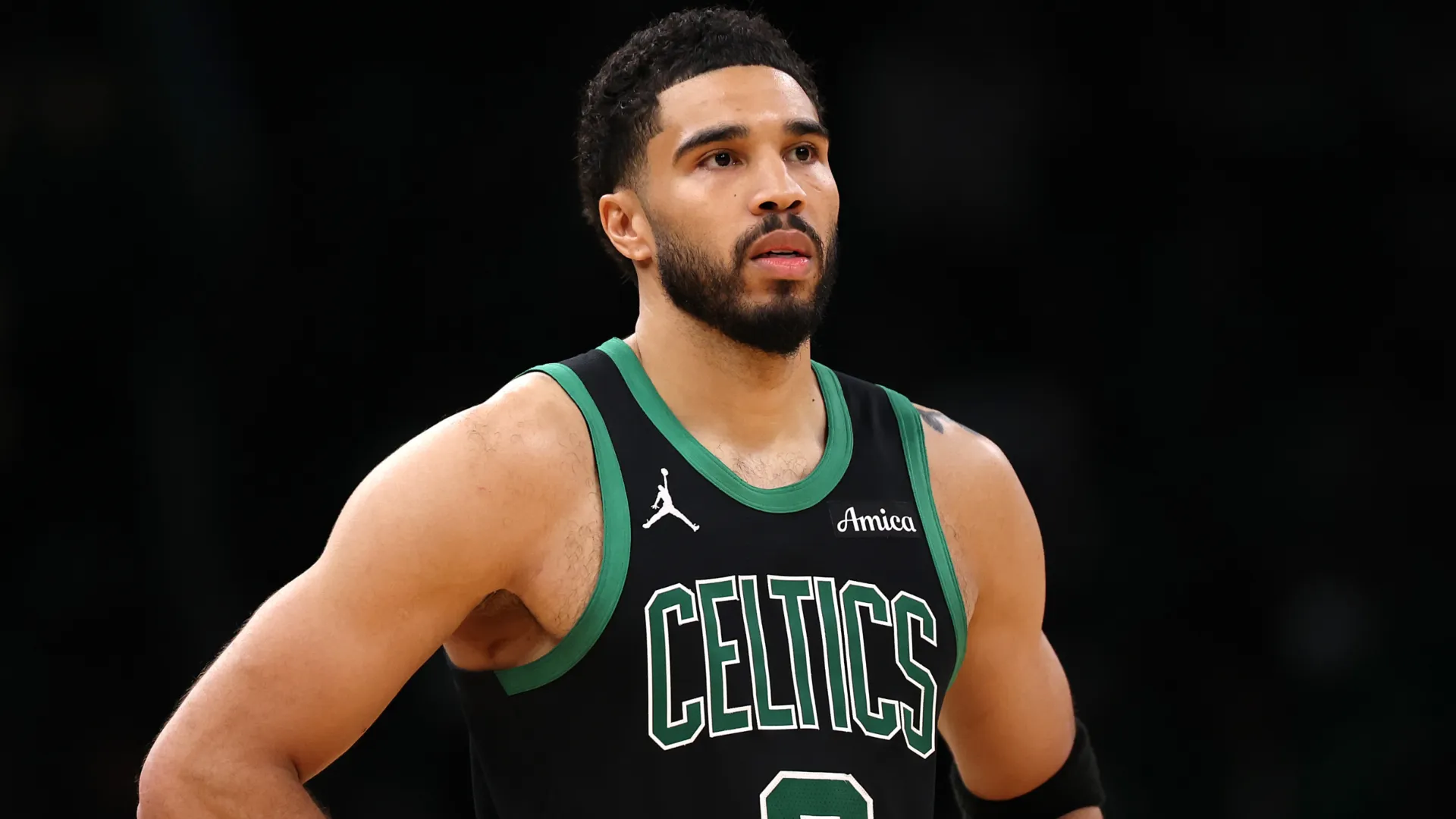 Jayson Tatum during Game 6 vs 76ers. (Getty Images)