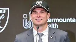 Quarterback Fernando Mendoza, selected yesterday by the Las Vegas Raiders
