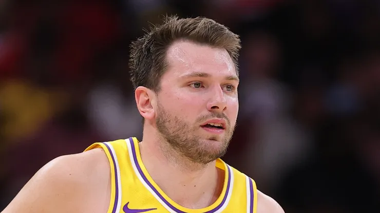 Luka Doncic of the Los Angeles Lakers