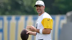 Quarterback Aaron Rodgers #8 of the Pittsburgh Steelers.
