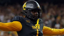 Tight end Michael Trigg #1 of the Baylor Bears