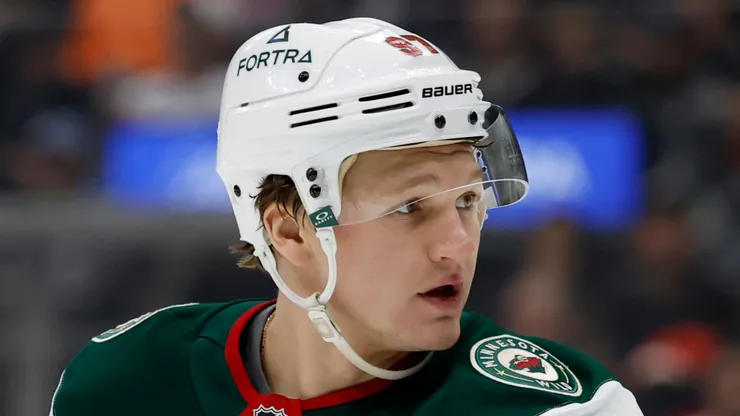 Kirill Kaprizov of the Minnesota Wild at Crypto.com Arena