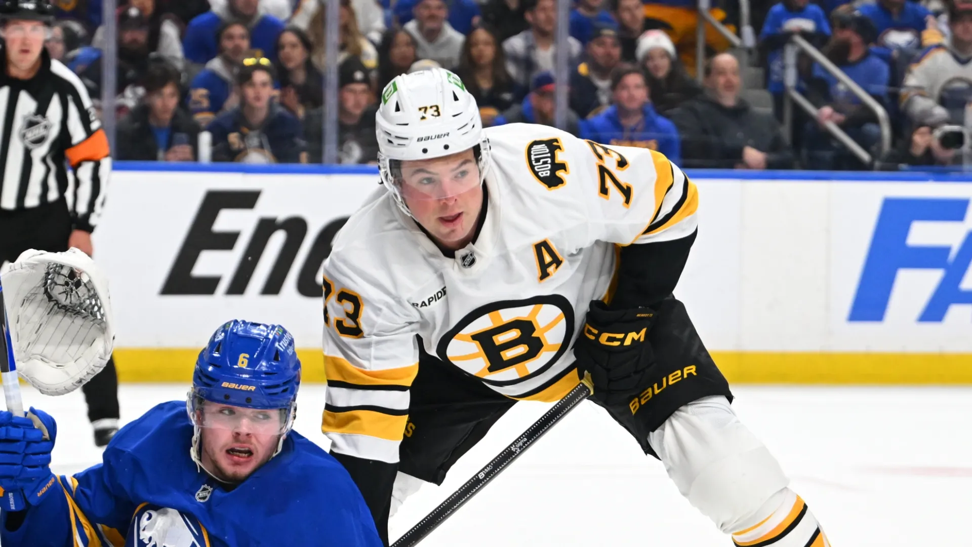 Charlie McAvoy against the Sabres