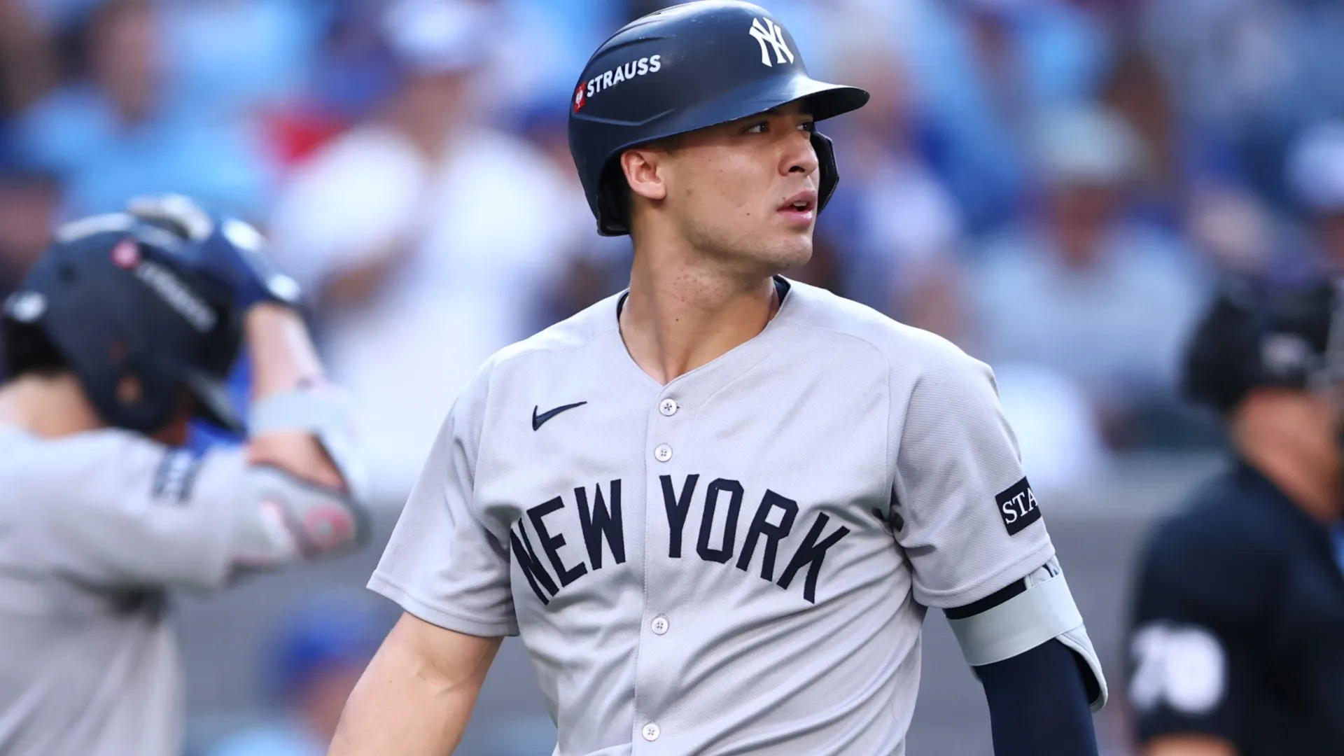 Aaron Judge supports Anthony Volpe after the Yankees opt for a performance-driven roster decision. Vaughn Ridley/Getty Images