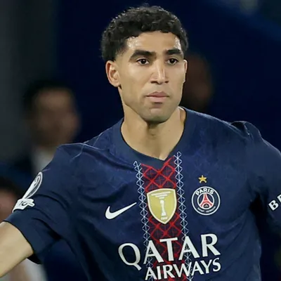 Why is Achraf Hakimi not playing today for PSG vs Bayern?
