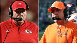Andy Reid (L) Sean Payton (R).