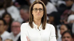 Head coach Stephanie White of the Indiana Fever.