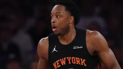 Og Anunoby #8 of the New York Knicks