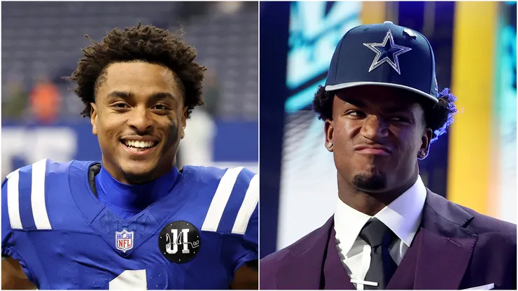 Josh Downs (left, Colts) and Caleb Downs (right, Cowboys)