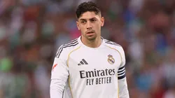 Federico Valverde of Real Madrid looks on during the LaLiga EA Sports match