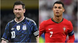 Lionel Messi of Argentina and Cristiano Ronaldo of Portugal.