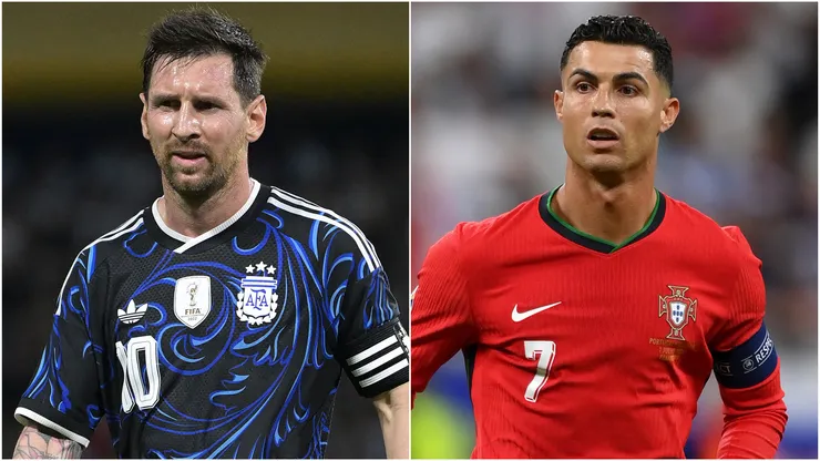 Lionel Messi of Argentina and Cristiano Ronaldo of Portugal.