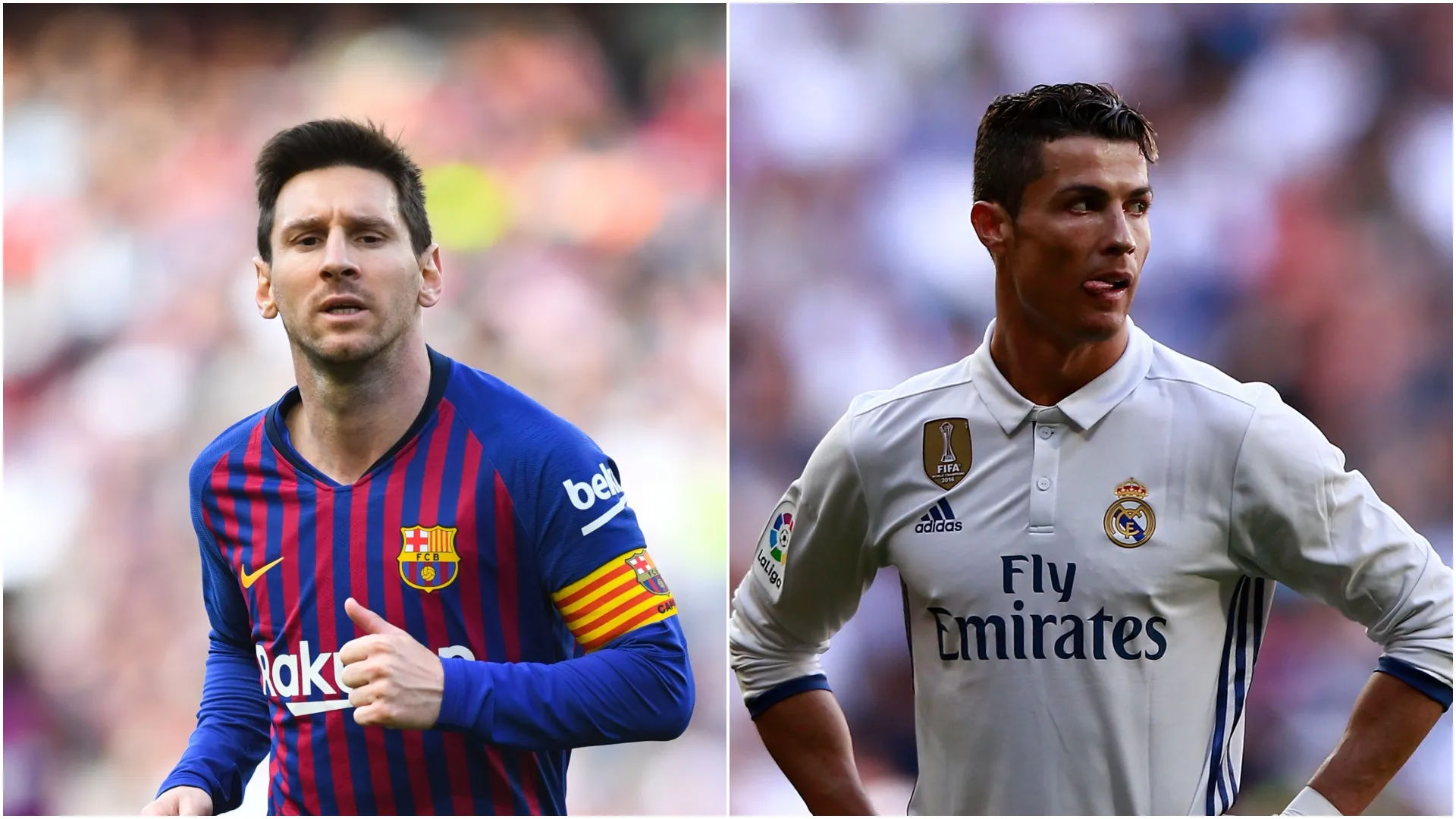 Lionel Messi and Cristiano Ronaldo
