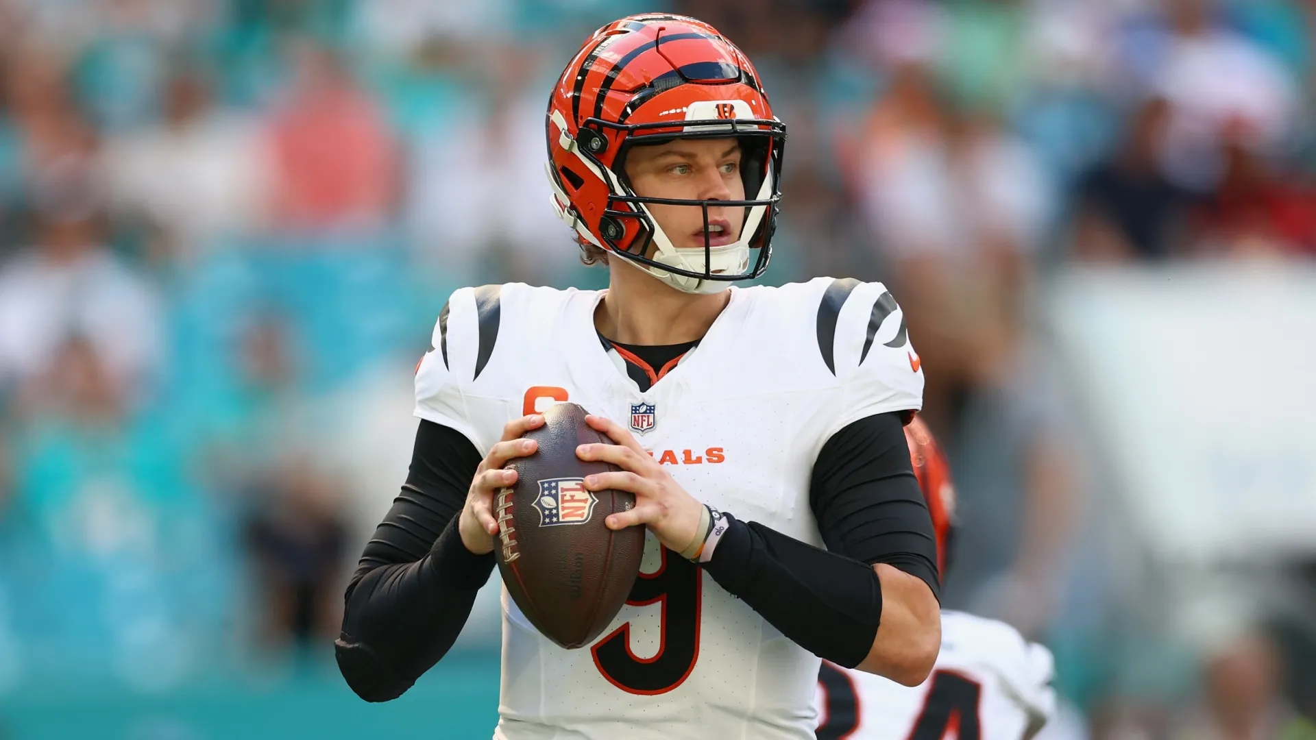 Joe Burrow #9 of the Cincinnati Bengals