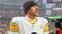Aaron Rodgers #8 of the Pittsburgh Steelers.
