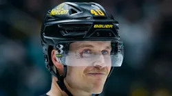 Elias Pettersson of the Vancouver Canucks at Rogers Arena.