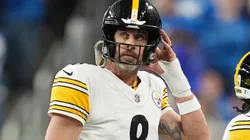 Aaron Rodgers #8 of the Pittsburgh Steelers.
