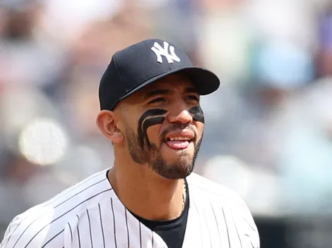 Why is Jose Caballero not in the Yankees lineup against the Orioles today?
