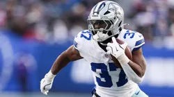 Phil Mafah #37 of the Dallas Cowboys in action during the game against the New York Giants
