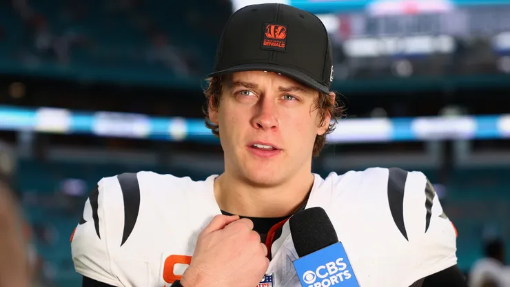 Joe Burrow #9 of the Cincinnati Bengals.